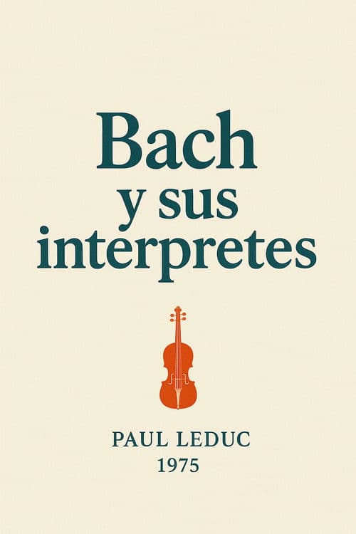 Bach y sus intérpretes