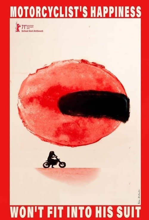 Al motociclista no le cabe la felicidad en el traje